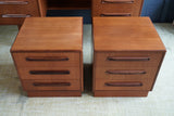 Pair of Mid-Century Teak G Plan Bedside Cabinets