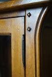 Old Charm Style Solid Oak Dresser Very Heavy Display Cabinet Storage