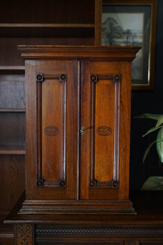 Antique Humidor Habana Cuban Cigar Box Incl. Boxes & Key