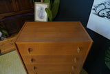 Mid Century 1960s Chest of Drawers Tallboy for Stag by John & Sylvia Reid