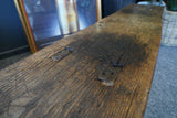 Antique 18th Century Solid Oak Bench Kitchen Seating