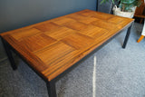 Mid Century Norwegian HEGGEN Rosewood Large Coffee Table