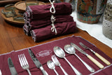 United Cutlers of Sheffield Silverware Set with Fornasetti Presentation Roll – England, Mid-20th Century