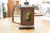 Dutch Mantel Clock with Moon Phase in Oak – Holland, Mid-Century Era