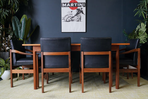 7 piece dining shop set mid century