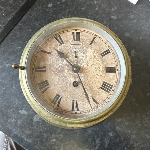 Antique Ships Bulkhead Wall Clock, Maritime, Nautical, Astral - Coventry, 1920's