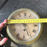 Antique Ships Bulkhead Wall Clock, Maritime, Nautical, Astral - Coventry, 1920's