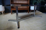Mid Century Modernist Abstract Tiled Coffee Table Psychedelic 1970s