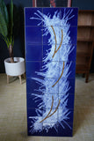 Mid Century Modernist Abstract Tiled Coffee Table Psychedelic 1970s