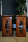 Elegant Pair of Art Deco Oak Bedside Cabinets – Timeless Craftsmanship & Classic Design