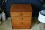 Timeless Mid-Century Oak Bedside Drawer
