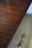 Mid Century Bevan Funnell Reprodux Military Campaign mahogany chest of drawers