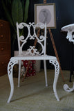 Victorian Cast Iron Garden Table & Two Chairs Brambles of Essex