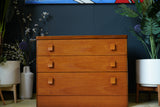 Vintage Mid-Century Stag Chest of Drawers – Timeless British Craftsmanship