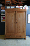 Victorian Pine Wardrobe