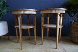French Louis Painted Side-Tables