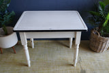 Victorian White metal top table