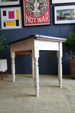 Victorian White metal top table