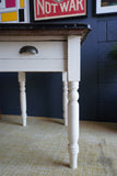 Victorian White metal top table