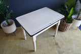 Victorian White metal top table