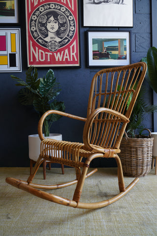 Bamboo rocking chair
