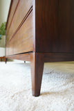 Peppler Furniture Co. 'The Hanover Line' Nine-Drawer Chest in Figured Walnut – Canada, c. 1960s