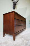 Peppler Furniture Co. 'The Hanover Line' Nine-Drawer Chest in Figured Walnut – Canada, c. 1960s