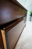 Peppler Furniture Co. 'The Hanover Line' Nine-Drawer Chest in Figured Walnut – Canada, c. 1960s