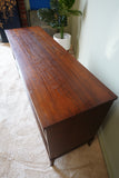 Peppler Furniture Co. 'The Hanover Line' Nine-Drawer Chest in Figured Walnut – Canada, c. 1960s