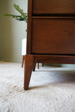 Peppler Furniture Co. 'The Hanover Line' Four-Drawer Highboy in Figured Walnut – Canada, c. 1960s