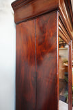 French Louis Philippe Cabinet in Flame Mahogany – France, c.1840
