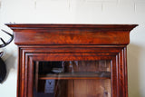 French Louis Philippe Cabinet in Flame Mahogany – France, c.1840