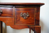 Victorian Queen Anne Style Lowboy in Figured Mahogany – United Kingdom, c.1880