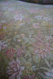 Edwardian Wingback Armchair in Vintage Floral Tapestry – United Kingdom, c.1905
