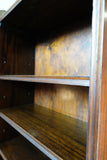 Narrow Shelving Unit in Dark Oak – United Kingdom, Mid-20th Century