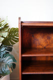 Narrow Shelving Unit in Dark Oak – United Kingdom, Mid-20th Century