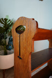Art Nouveau Bookcase and Magazine Stand in Solid Oak – United Kingdom, Circa 1905