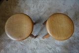 Howard R. Knott Chapel House Furniture Stools in Solid Oak – United Kingdom, Late 20th Century