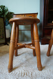 Howard R. Knott Chapel House Furniture Stools in Solid Oak – United Kingdom, Late 20th Century