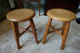 Howard R. Knott Chapel House Furniture Stools in Solid Oak – United Kingdom, Late 20th Century