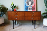 Meredew 6-Drawer Sideboard in Teak – United Kingdom, 1960s