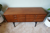 Meredew 6-Drawer Sideboard in Teak – United Kingdom, 1960s