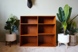 Mid-Century Open Bookcase in Teak – Scandinavian  1960s
