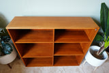 Mid-Century Open Bookcase in Teak – Scandinavian  1960s