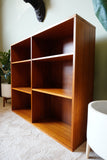 Mid-Century Open Bookcase in Teak – Scandinavian  1960s