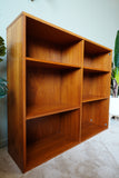 Mid-Century Open Bookcase in Teak – Scandinavian  1960s