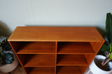 Mid-Century Open Bookcase in Teak – Scandinavian  1960s