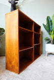 Mid-Century Open Bookcase in Teak – Scandinavian  1960s