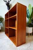 Mid-Century Open Bookcase in Teak – Scandinavian  1960s