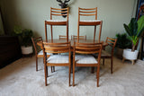 Victor B. Wilkins G-Plan Fresco Extending Dining Table & 8 Chairs in Teak – United Kingdom, 1960s